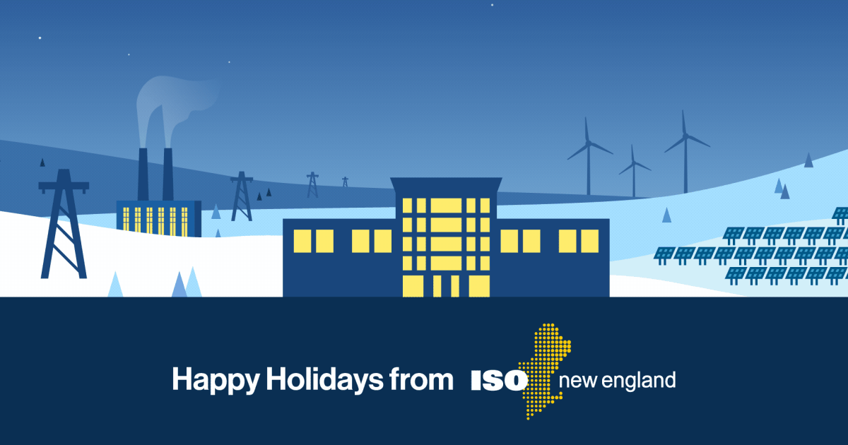 Happy Holidays from ISO New England